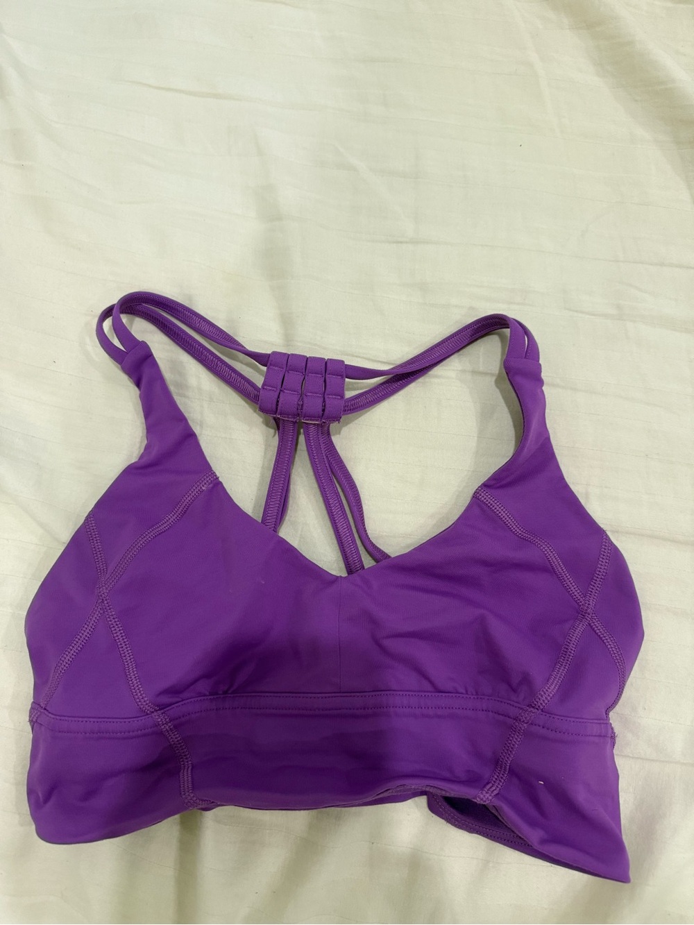 lululemon athletica Purple Strappy Back Sports Bra